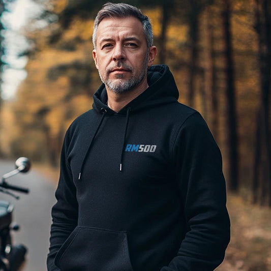Suzuki RM500 1983 - 1985 Inspired Hoodie - Motorcycle Sweatshirt for Riders