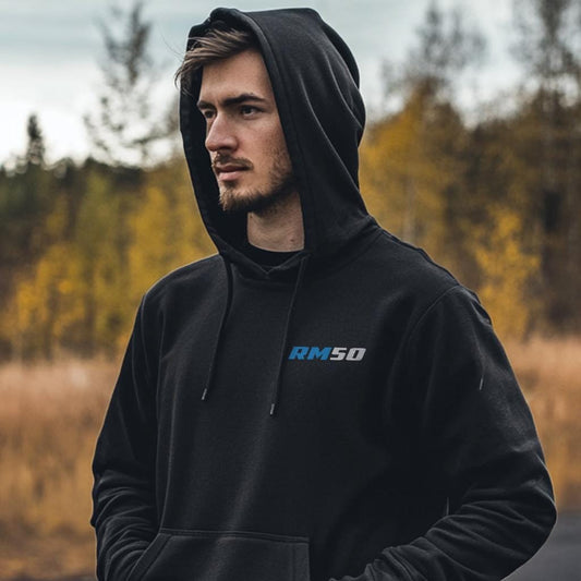 Suzuki RM50 1978 - 1982 Inspired Hoodie - Motorcycle Sweatshirt for Riders