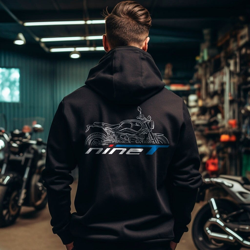 BMW R NineT Hoodie - Motorcycle Sweatshirt for Motorrad Riders
