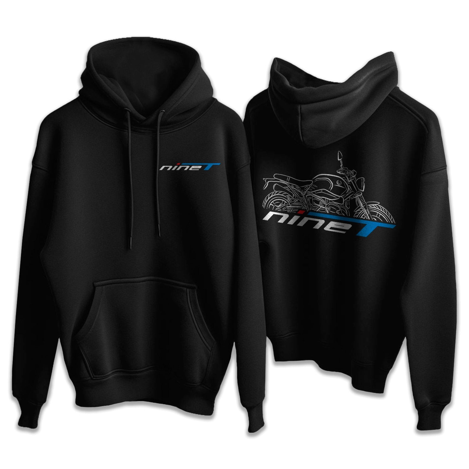 BMW R NineT Hoodie - Motorcycle Sweatshirt for Motorrad Riders