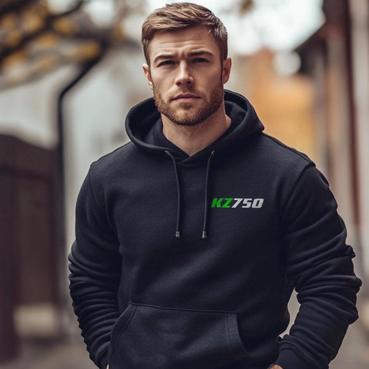 Kawasaki Z750 & KZ750 Inspired Hoodie - Motorcycle Sweatshirt for Riders
