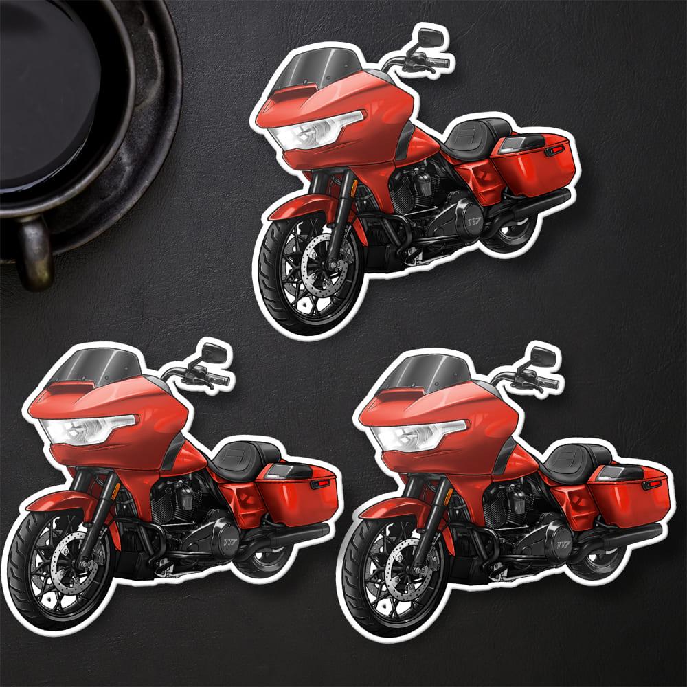 Harley Road Glide CVO ST FLTRXSTSE 2024 Inspired Stickers - Set of 3 Biker Motorcycle Decals