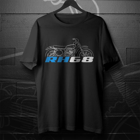 Suzuki RH68 1968 Inspired T-Shirt - Motorcycle Tee Shirt for Riders