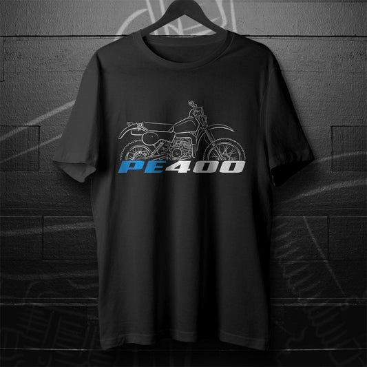 Suzuki PE400 1980 - 1982 Inspired T-Shirt - Motorcycle Tee Shirt for Riders