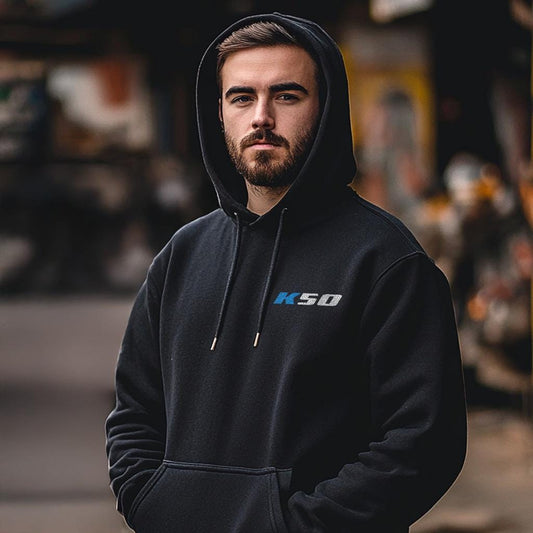 Suzuki K50 Inspired Hoodie - Motorcycle Sweatshirt for Riders