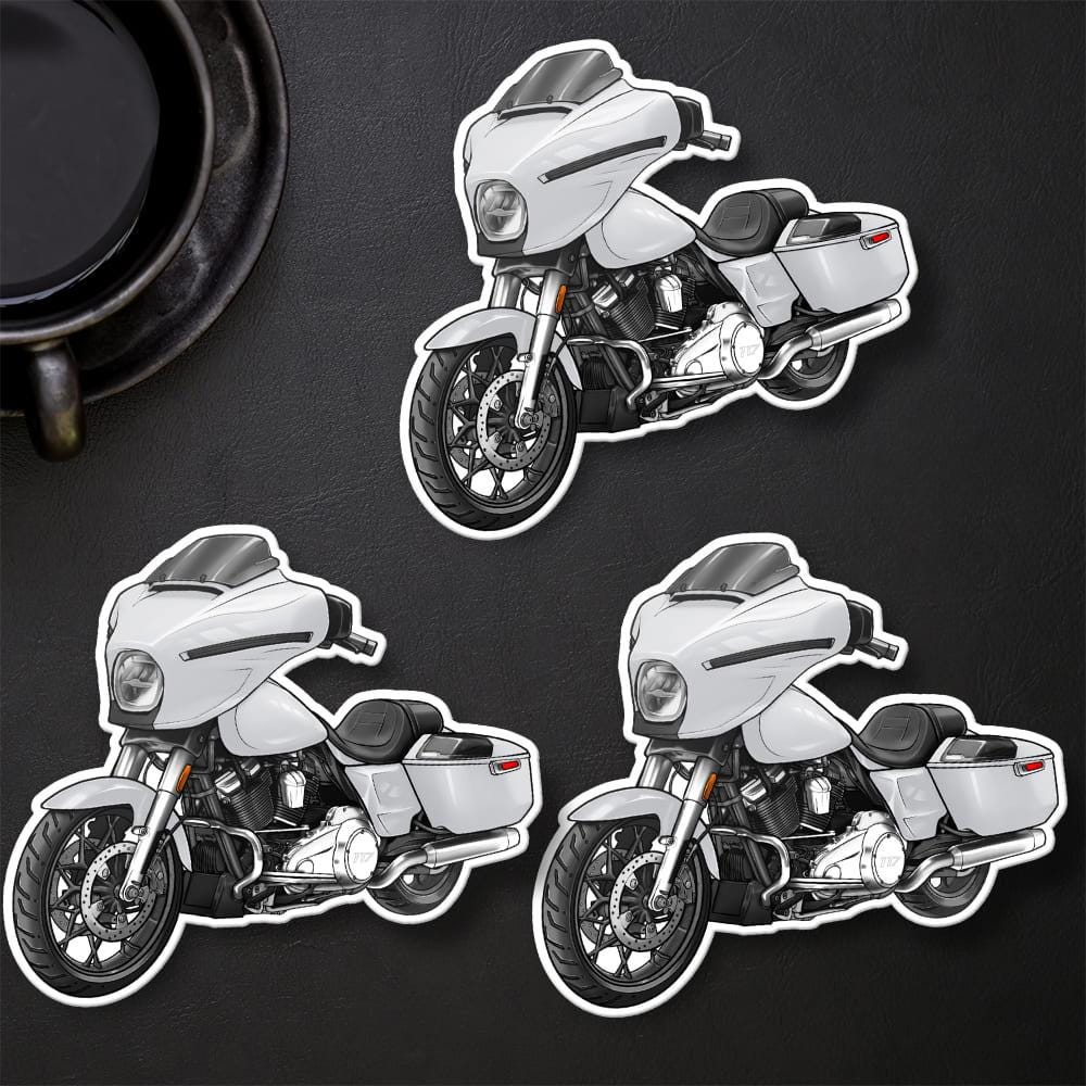 Harley Street Glide FLHX 2024 Stickers - Set of 3 Biker Motorcycle Decals