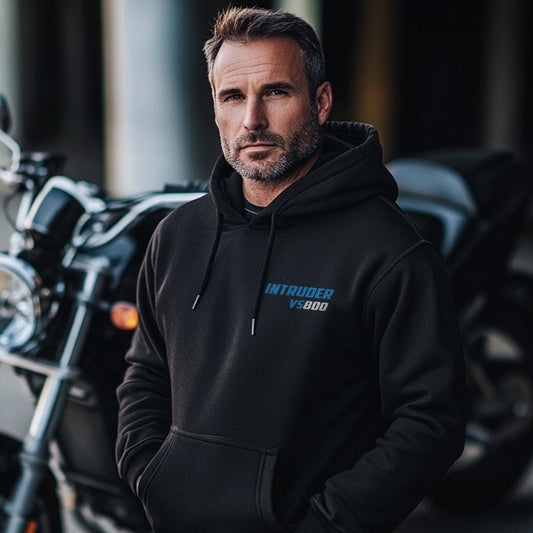 Suzuki VS800 Intruder Inspired Hoodie - Motorcycle Sweatshirt for Riders