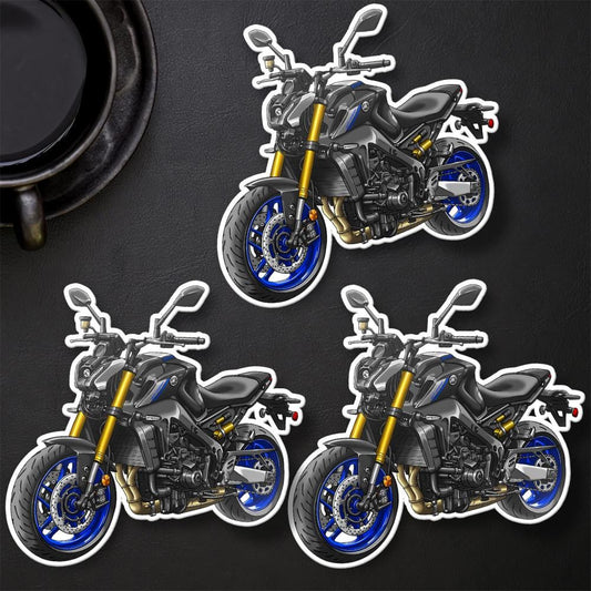 Yamaha MT-09 2021-23 Inspired Stickers - Set of 3 Motorcycle Decals