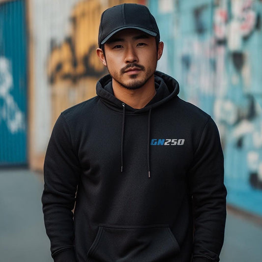 Suzuki GN250 Inspired Hoodie - Motorcycle Sweatshirt for Riders