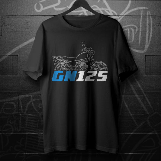 Suzuki GN125 Inspired T-Shirt - Motorcycle Tee Shirt for Riders