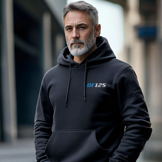 Suzuki DF Inspired Hoodie - Motorcycle Sweatshirt for Riders