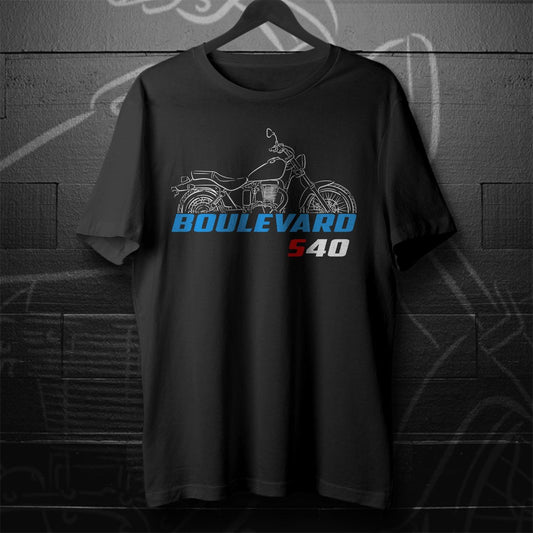 Suzuki Boulevard S40 Inspired T-Shirt - Motorcycle Tee Shirt for Riders