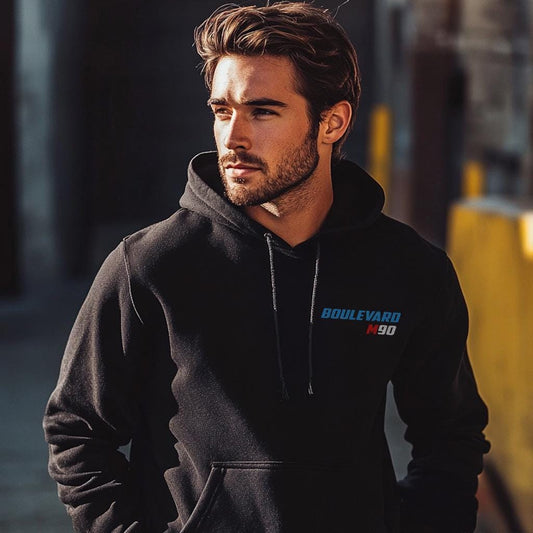 Suzuki Boulevard M90 Inspired Hoodie - Motorcycle Sweatshirt for Riders