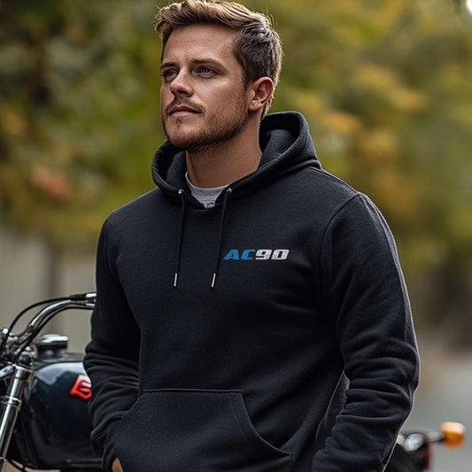 Suzuki AC90 1968 Inspired Hoodie - Motorcycle Sweatshirt for Riders