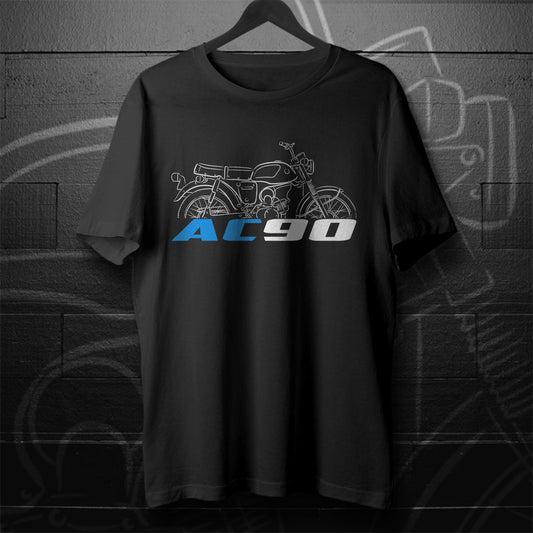 Suzuki AC90 1968 Inspired T-Shirt - Motorcycle Tee Shirt for Riders