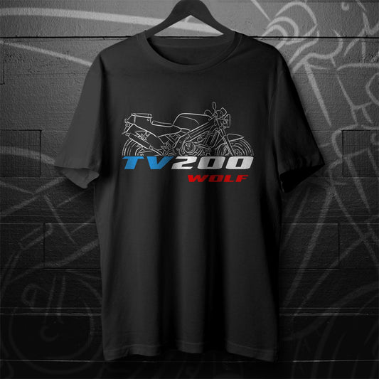 Suzuki TV200 Wolf Inspired T-Shirt - Motorcycle Tee Shirt for Riders