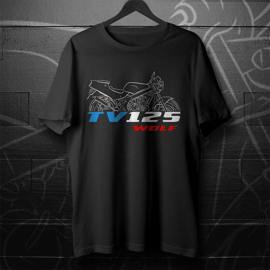 Suzuki TV125 Wolf Inspired T-Shirt - Motorcycle Tee Shirt for Riders