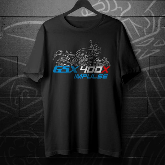 Suzuki GSX-400 X & XS Impulse Inspired T-Shirt - Motorcycle Tee Shirt for Riders