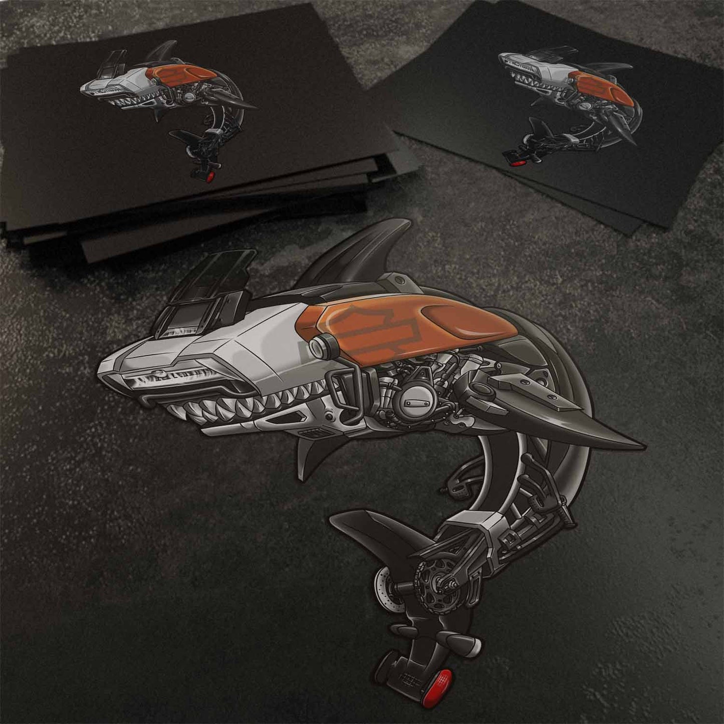 Harley Pan America 1250 Stickers - Set of 3 Biker Motorcycle Decals