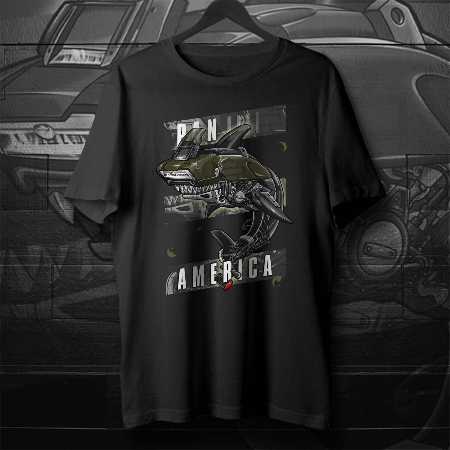 Harley Pan America 1250 T-Shirt - ADV Biker Motorcycle Tee Shirt