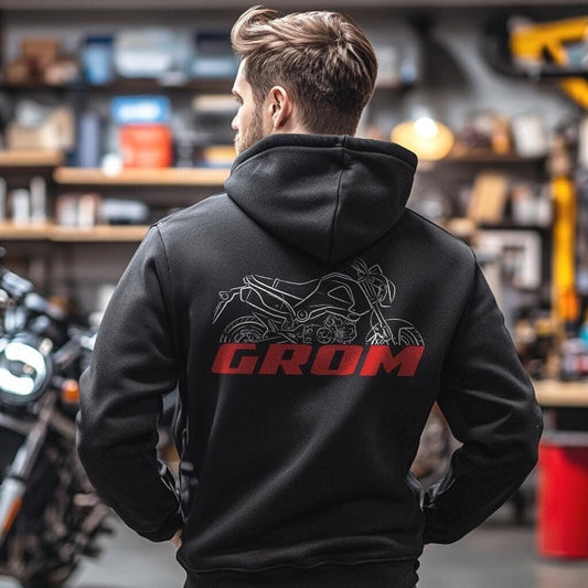 Honda Grom Inspired Hoodie - Motorcycle Sweatshirt for Riders