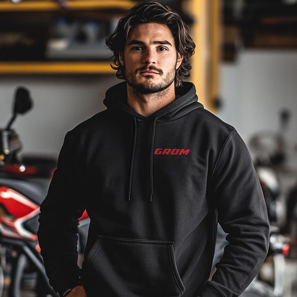 Honda Grom Inspired Hoodie - Motorcycle Sweatshirt for Riders