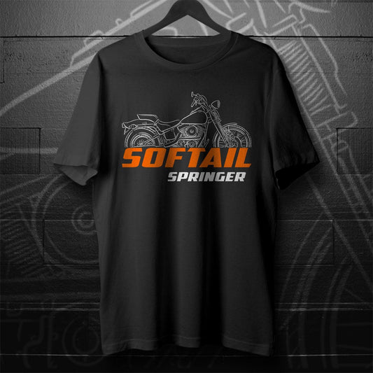 Harley-Davidson FXSTS & FXSTSI Softail Springer Inspired T-Shirt - Biker Motorcycle Tee Shirt