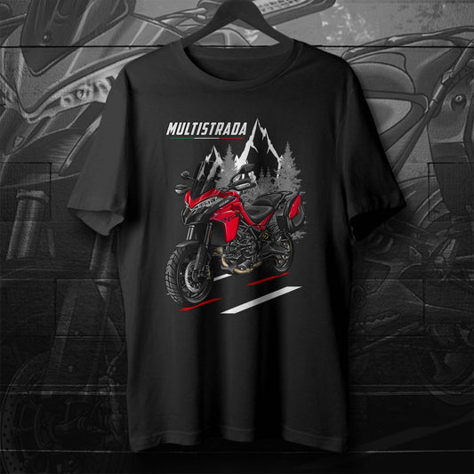 Ducati Multistrada V2 T-Shirt - Motorcycle Tee Shirt for ADV Riders