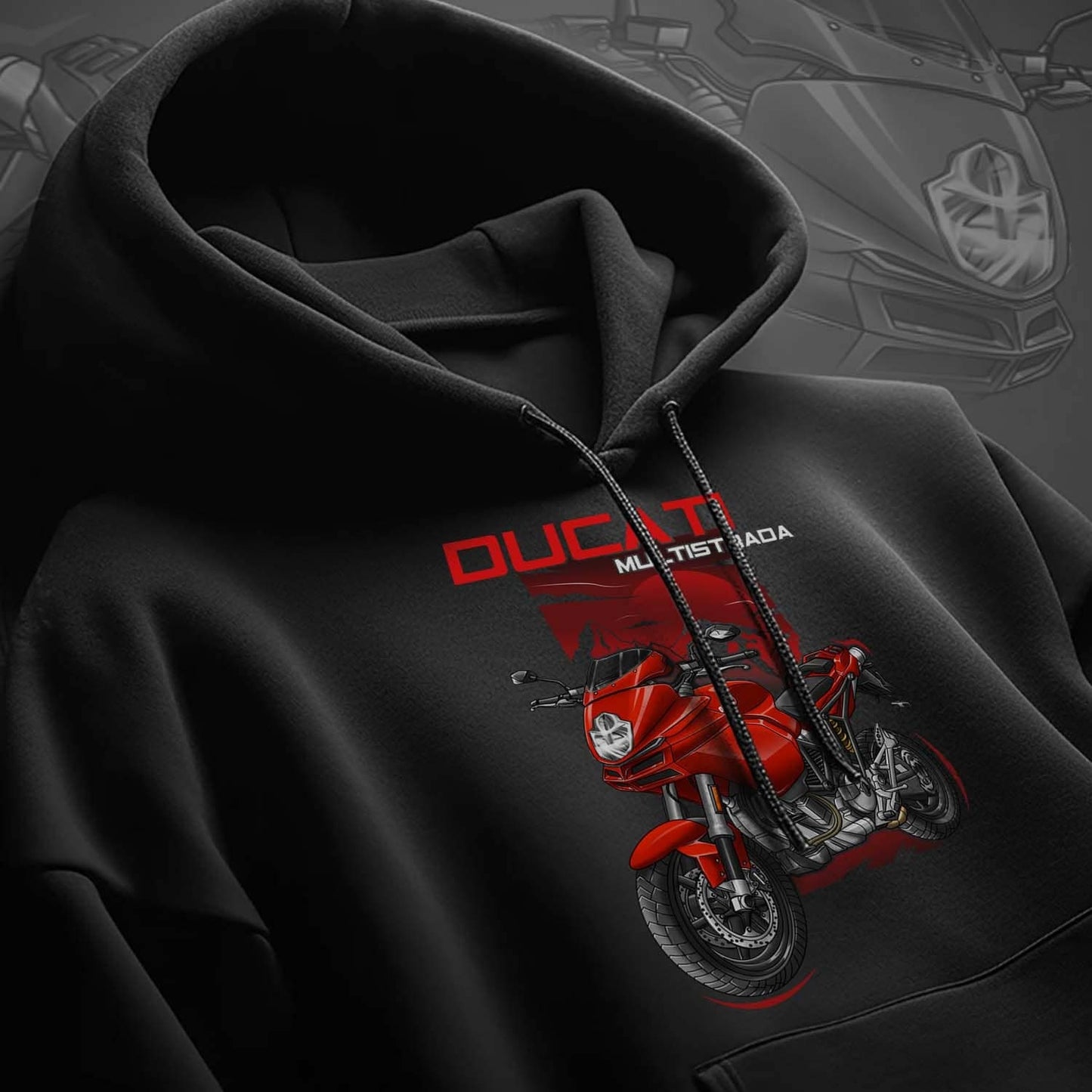 Ducati Multistrada 620 Hoodie - Motorcycle Sweatshirt for ADV Riders