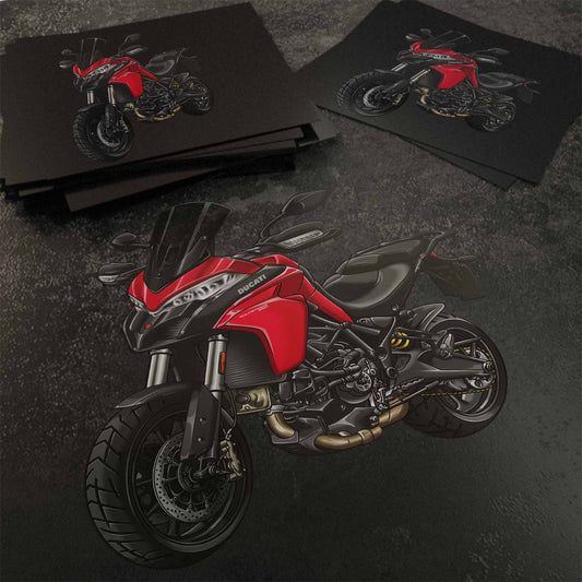 Ducati Multistrada 950 Stickers - Set of 3 Motorcycle Decals for ADV Riders