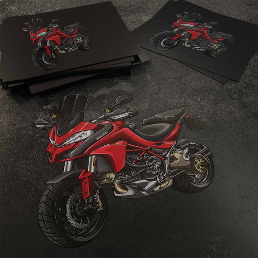 Ducati Multistrada 1200 2015-20 Stickers - Set of 3 Motorcycle Decals for ADV Riders
