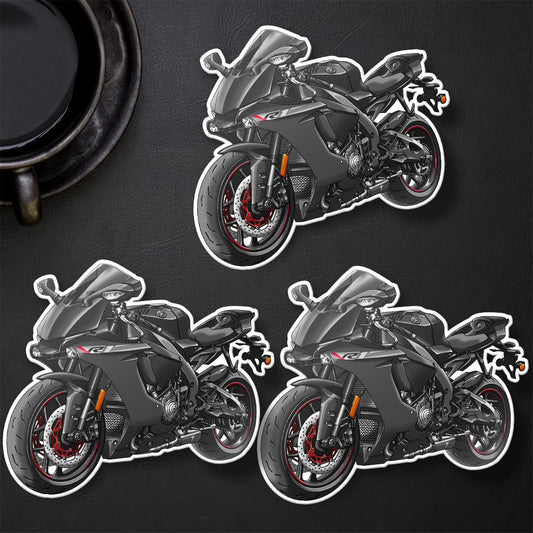 Yamaha YZF-R1 2018-19 Inspired Stickers - Set of 3 Motorcycle Decals