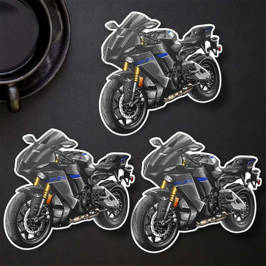 Yamaha YZF-R1 2024 Inspired Stickers - Set of 3 Motorcycle Decals