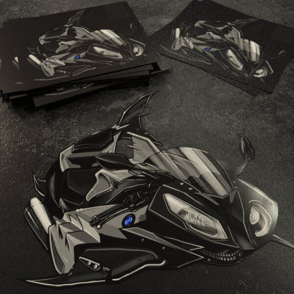 BMW S1000RR Stickers - Set of 3 Motorcycle Decals for Motorrad Riders
