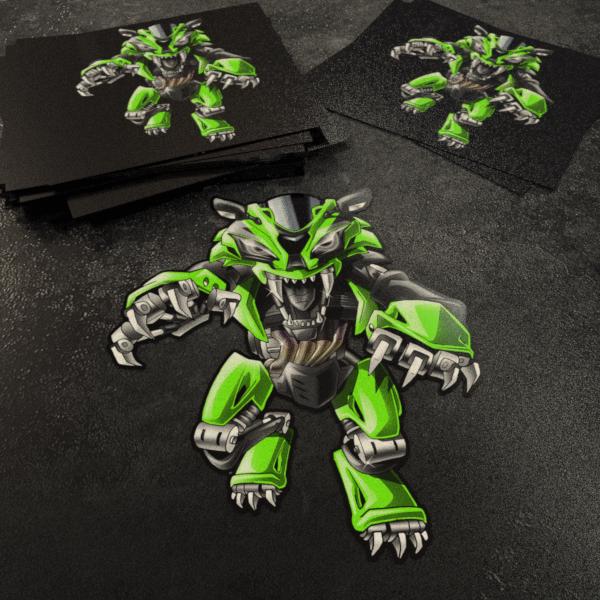 Kawasaki Ninja ZX-10R Inspired Stickers - Set of 3 Motorcycle Decals for Riders