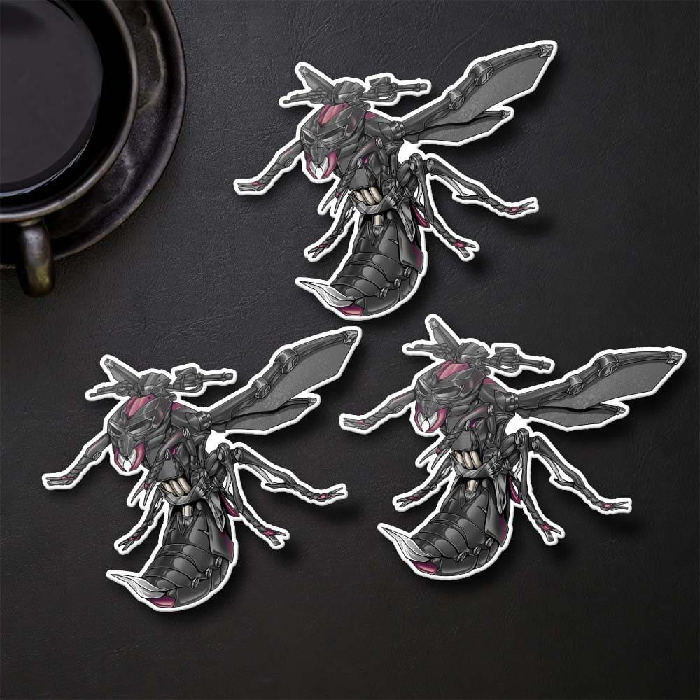 Kawasaki Z1000 2014-16 Inspired Stickers - Set of 3 Motorcycle Decals for Riders