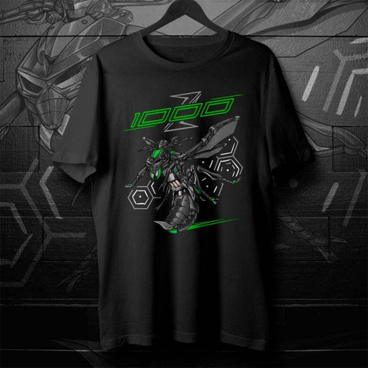 Kawasaki Z1000 2017-20 Inspired T-Shirt - Motorcycle Tee Shirt for Riders