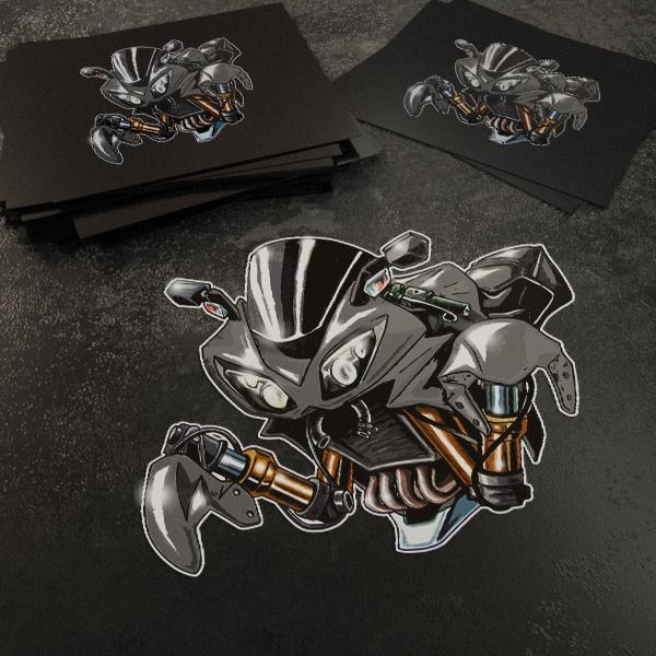 Kawasaki Ninja ZX-10R Inspired Stickers - Set of 3 Motorcycle Decals for Riders