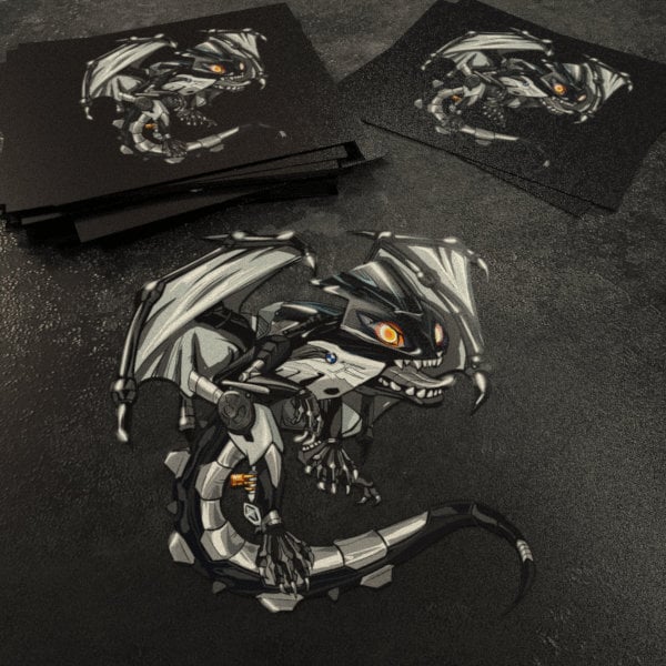 BMW S1000RR Stickers - Set of 3 Motorcycle Decals for Motorrad Riders