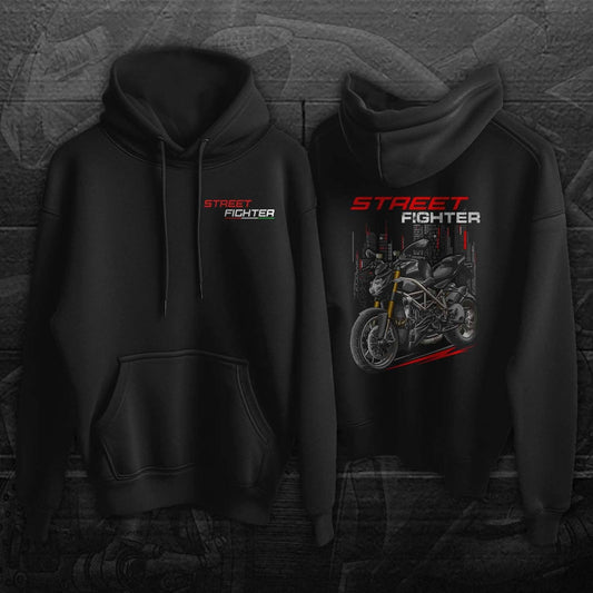 Ducati Streetfighter 1098 Hoodie - Motorcycle Sweatshirt for Sportbike Riders