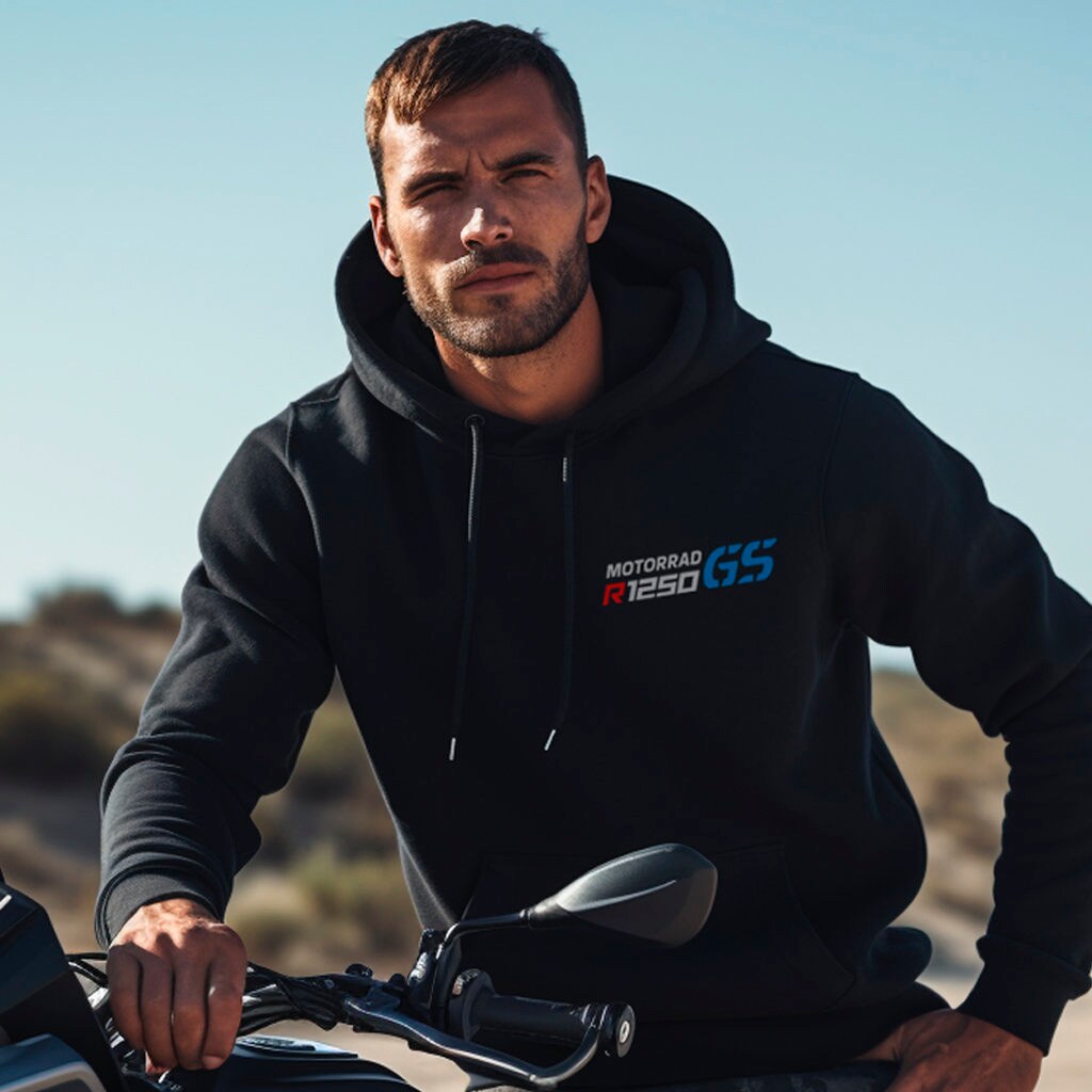 BMW R1250GS Hoodie - Motorcycle Sweatshirt for Motorrad ADV Riders