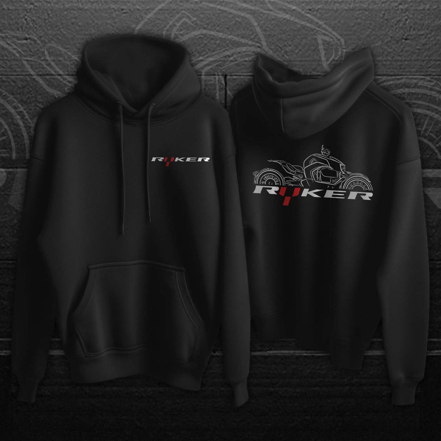 Can-Am Ryker Hoodie - Motorcycle Sweatshirt for Riders