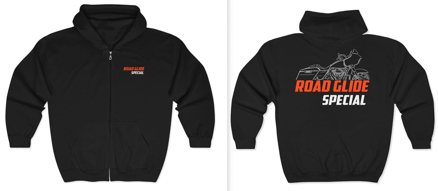 Harley-Davidson Road Glide Special FLTRXS Inspired Hoodie - Biker Motorcycle Sweatshirt