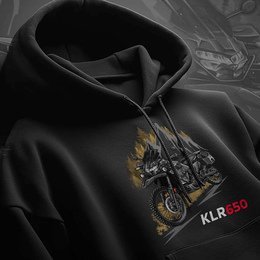 Kawasaki KLR 650 2022-24 Hoodie - Motorcycle Sweatshirt for Riders