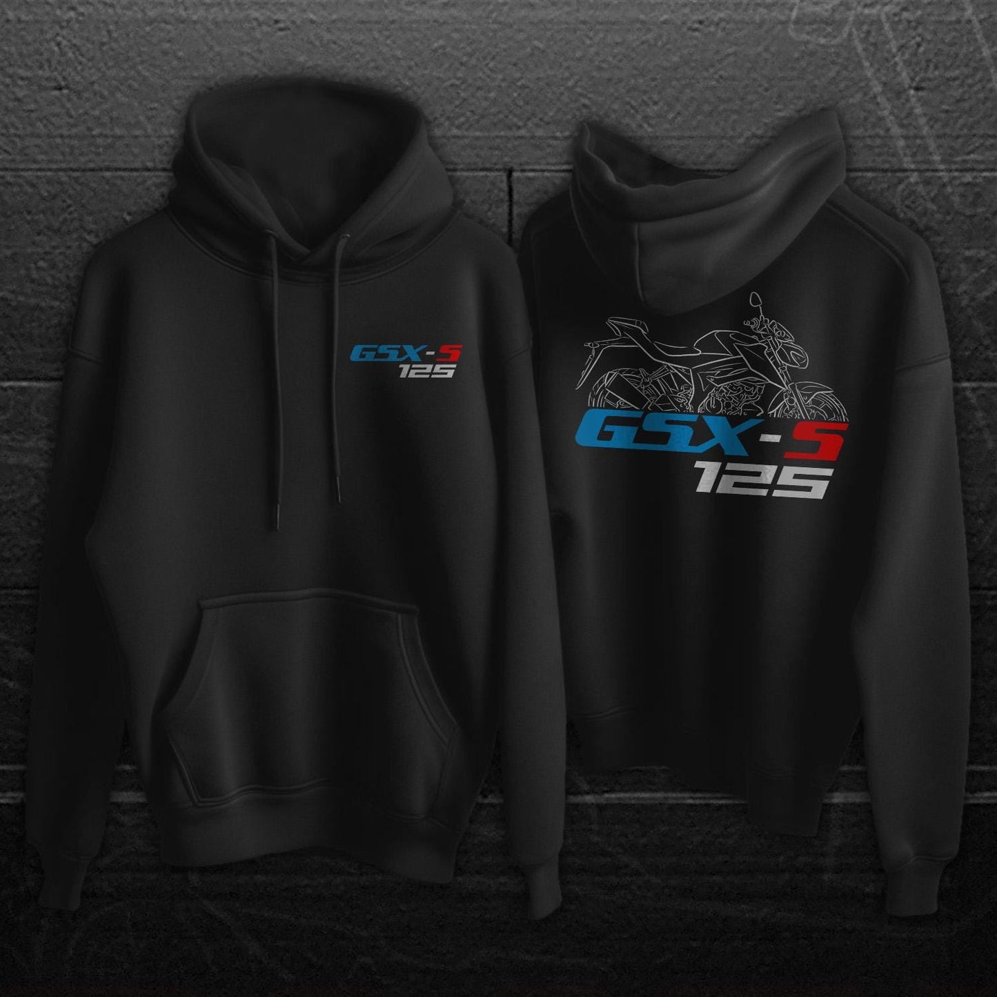 Suzuki GSX-S 125 Inspired Hoodie - Motorcycle Sweatshirt for Riders
