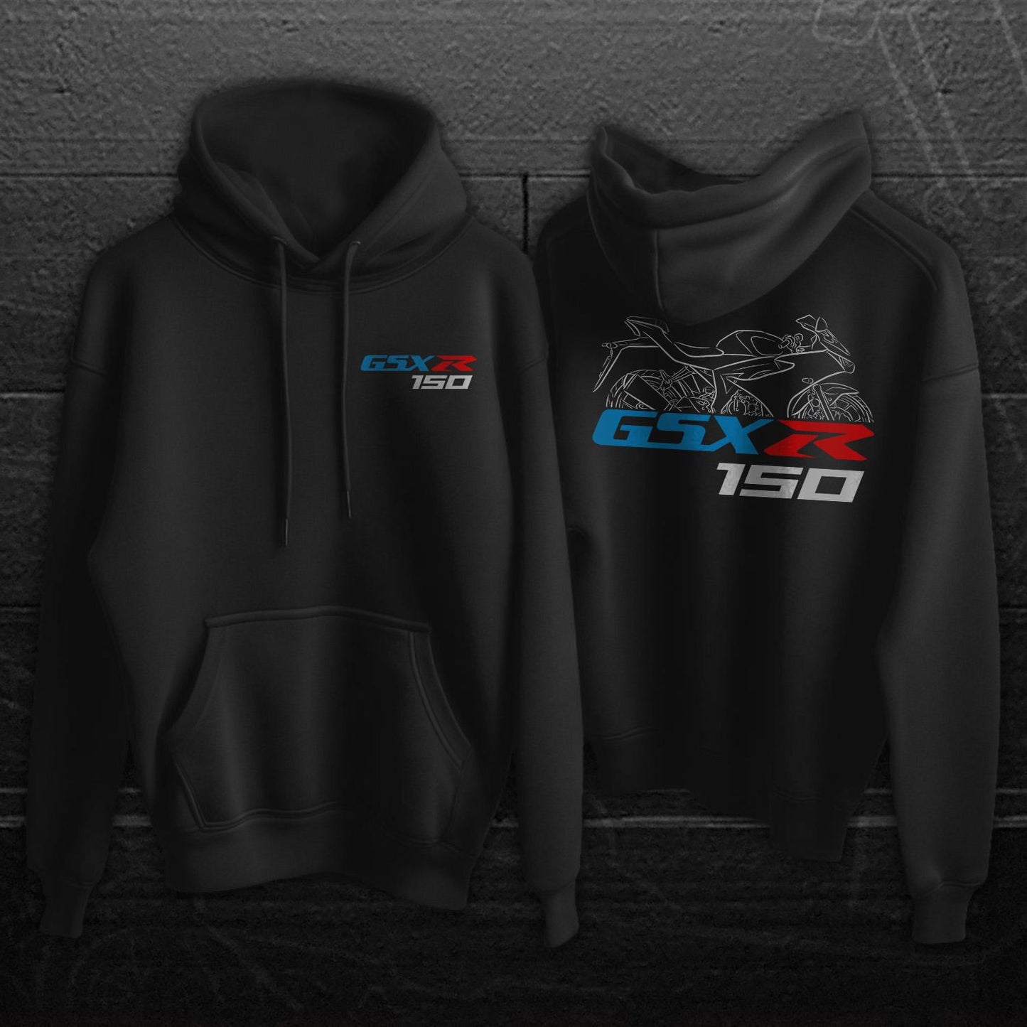 Suzuki GSX-R 150 Inspired Hoodie - Motorcycle Sweatshirt for Riders
