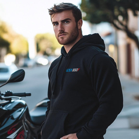 Suzuki GSX650F Inspired Hoodie - Motorcycle Sweatshirt for Riders