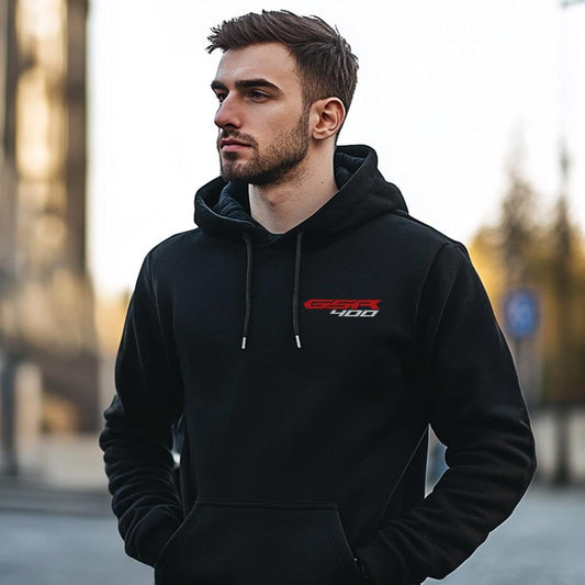 Suzuki GSR400 Inspired Hoodie - Motorcycle Sweatshirt for Riders