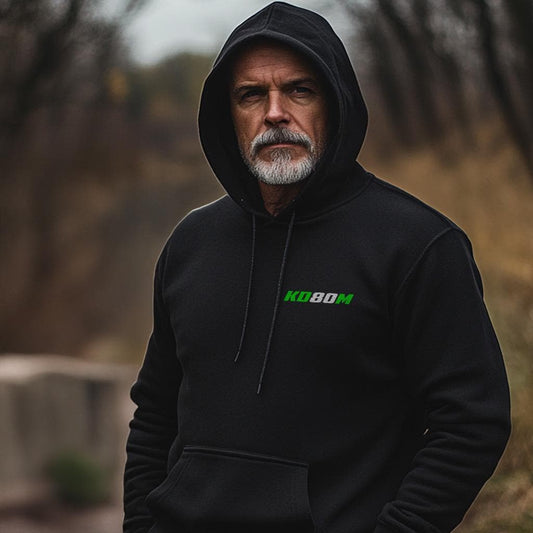 Kawasaki KD80M 1980 - 1987 Inspired Hoodie - Motorcycle Sweatshirt for Riders