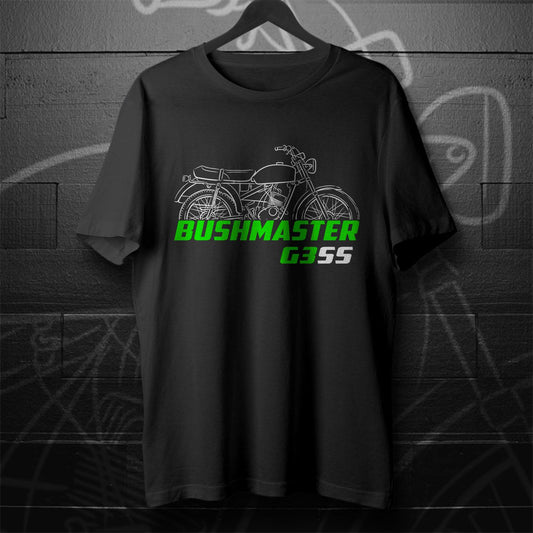 Kawasaki G3SS Bushmaster 1969 - 1970 Inspired T-Shirt - Motorcycle Tee Shirt for Riders